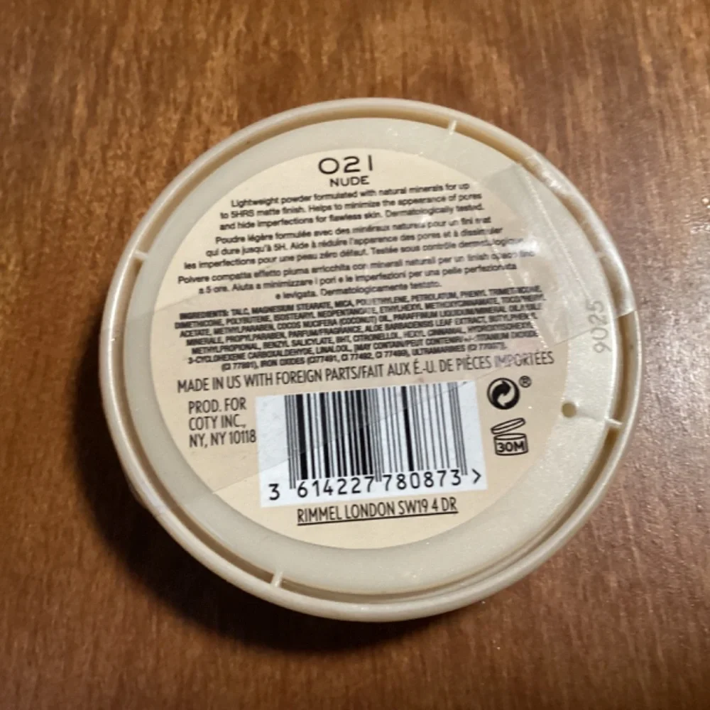 Rimmel London Stay Matte Light Weight Powder Nude 021 NEW